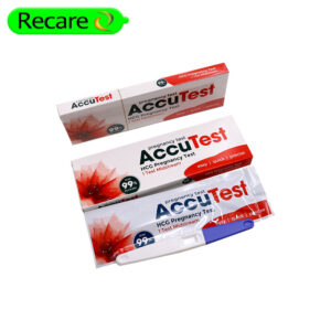 China Recare only produce best hcg test,as one of the toppest Manufactures of rapid test,RECARE accept OEM customization.Also supply RECARE brand test.