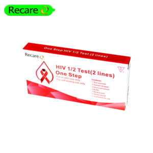 China Recare produce hiv home test kit, also produce LH ,HCG Malaria,covid ….test at high quality and short delivery time.