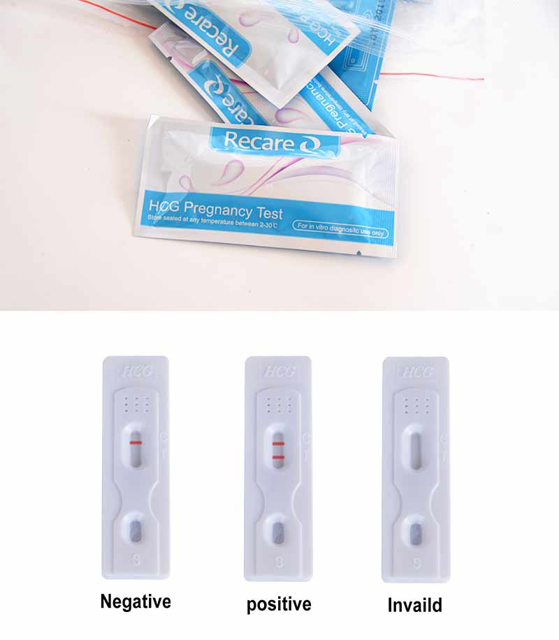 pregnancy hcg test card