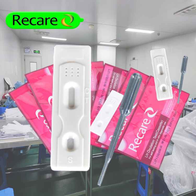 pink ovulation test